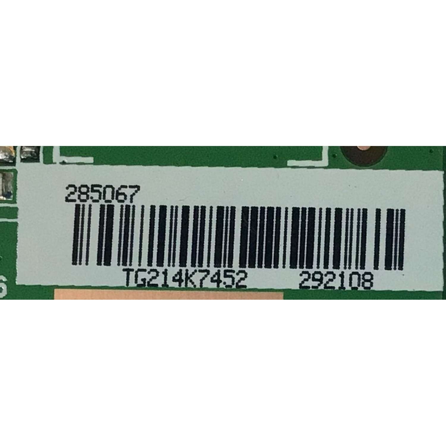 T-CON PARA TV TOSHIBA / NUMERO DE PARTE 285067 / RSAG7.820.10595/ROH / 292108 / CQC12134069483 / PANEL HD500Y1U51-T0L2K2\GM\CKD3A\ROH / DISPLAY T500QVN03.7 / MODELO 50C350KU 50C350U - Imagen 2